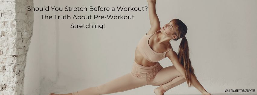 A gym member performing a dynamic warm-up before exercise.